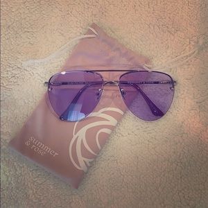 summer & rose aviator sunglasses